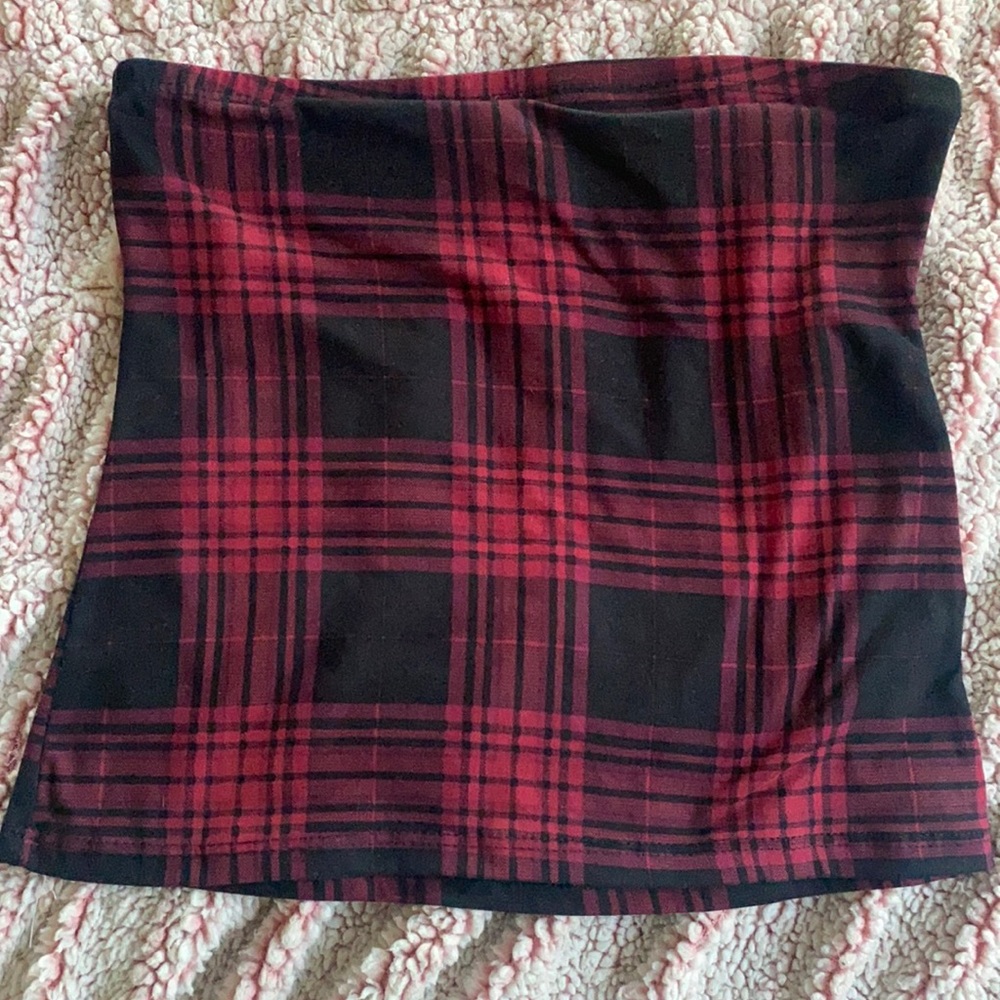 Plaid Crop top